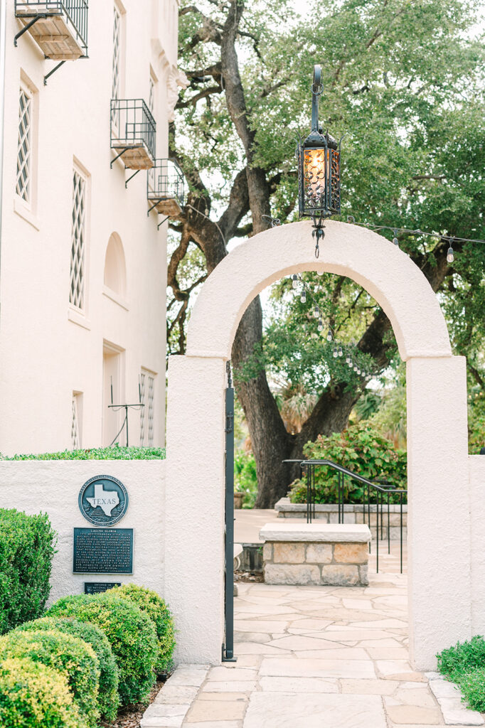 arched doorway at Laguna Gloria